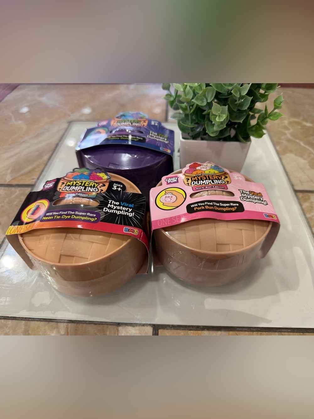 RMS Bundle 3 Dumplings Neon Tie-Dye, Galaxy & Pork Bun